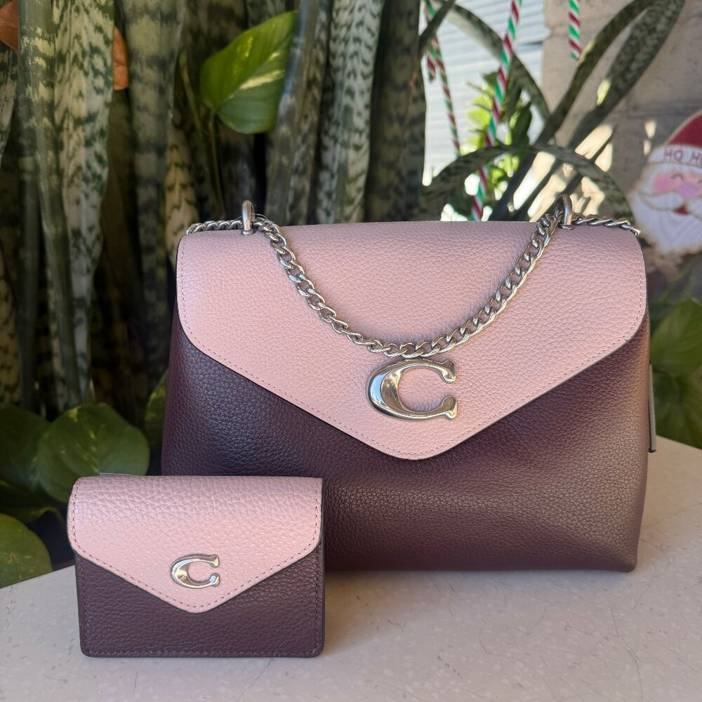 coach Tammie Shoulder Bag c7952+Card Case c6890